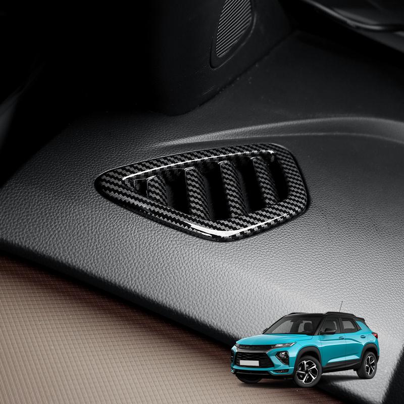 For Chevrolet Trailblazer - ABS Dashboard Upper Air Outlet Cover Air Conditional Defrost Vent Grill Trim Frame LHD