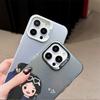 Lovely Boy& Girl Couple Paired Funda iPhone Cases For iPhone 17 16 15 13 12 11 ProMax Pro Plus Shockproof Coque Phone Cover