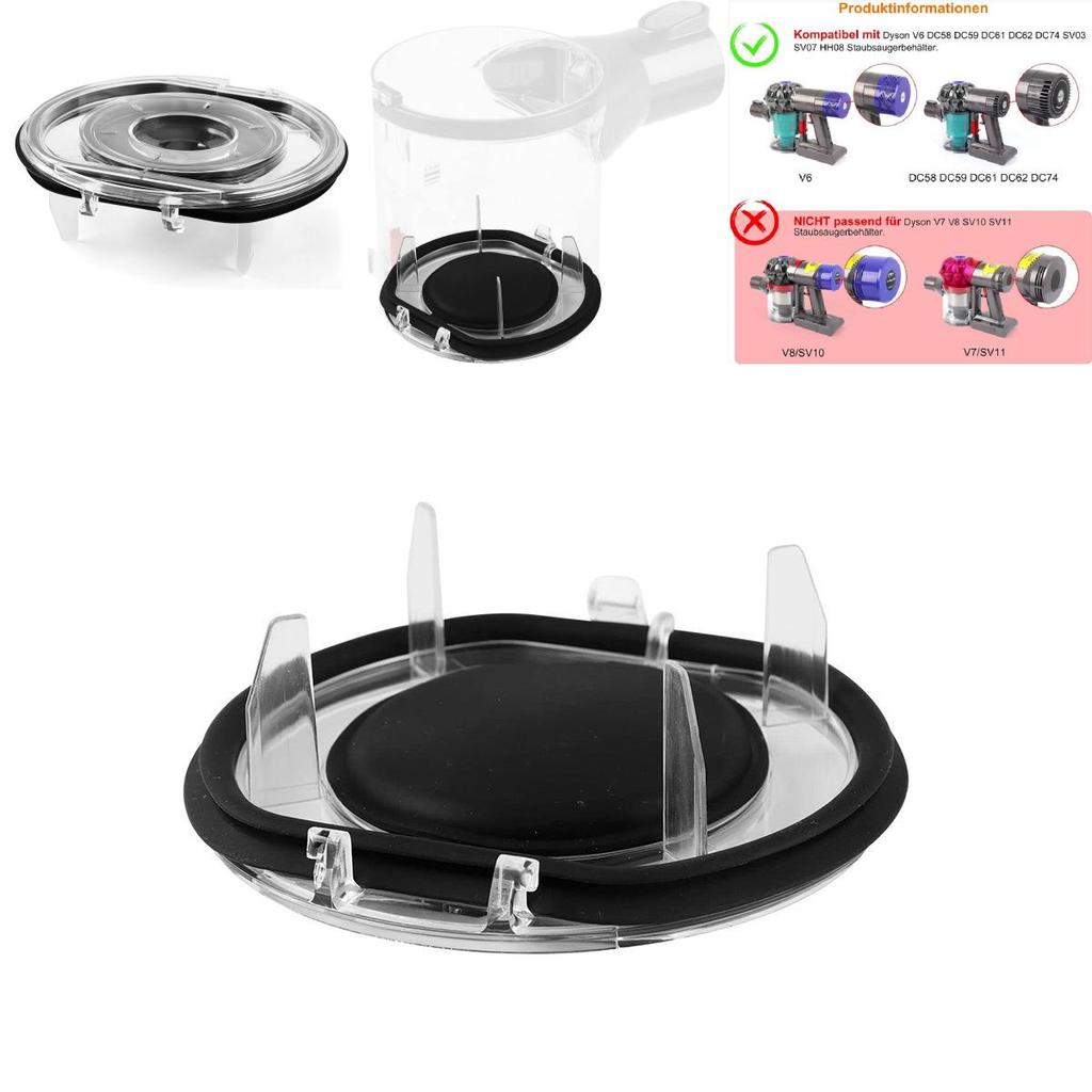 For Dyson V6 V7 V8 V10 V11 Vacuum Dust Bin Cover Seal Kit For Reliable Sealing And Durability