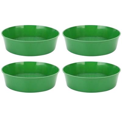 4pcs Garden Plastic Mesh Gardening Sieve Succulent Plants Sand Stone Filter Tool