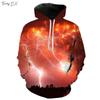 Sweatshirts for Men Cool 3D Lightning Print Fashion Hooded Sweatshirt Street Harajuku Kangaroo Pocket Long Sleeve Graphic Hoodie