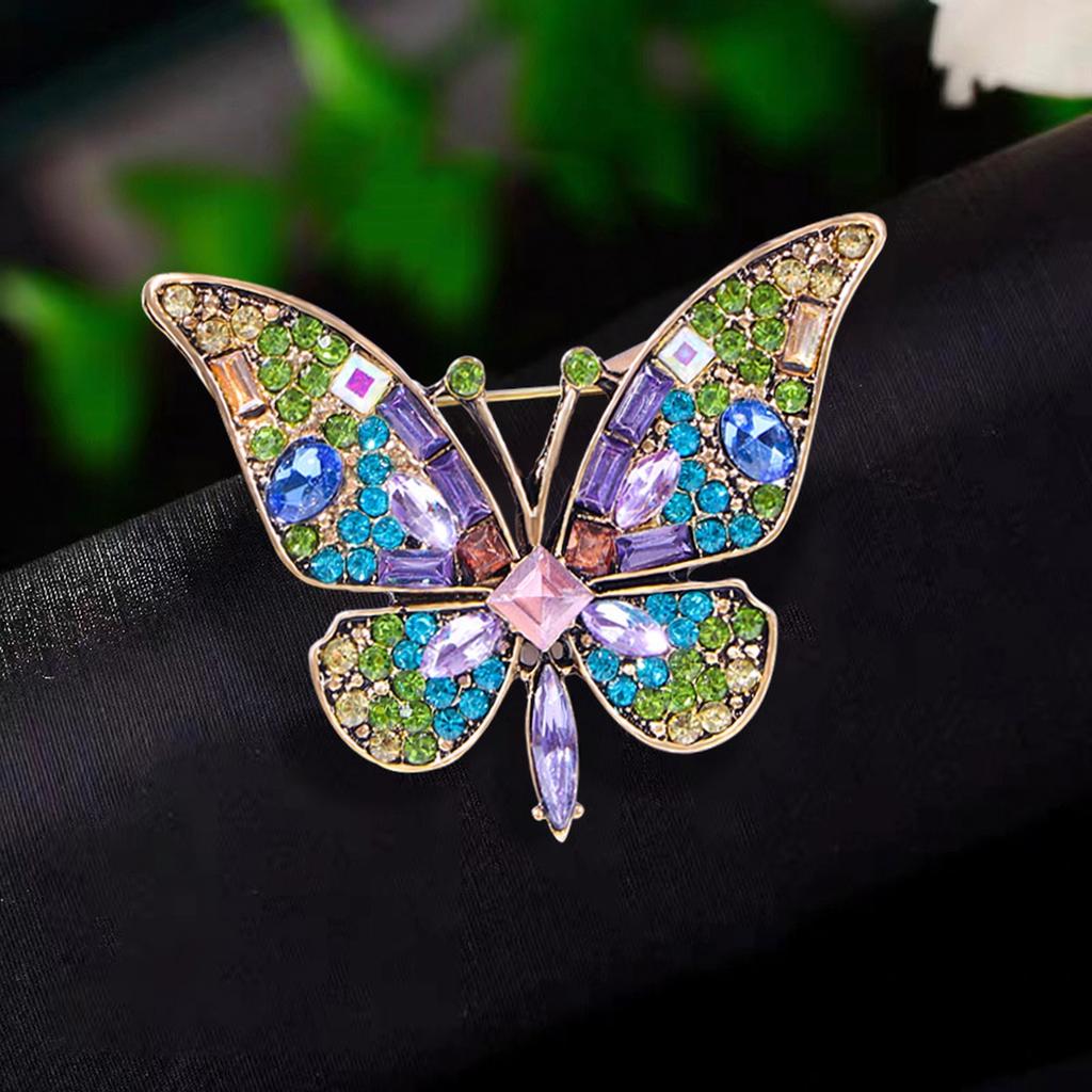 Butterfly Brooch Pin Insect Design Decorative Accessory for Jackets Dresses Coats Lapel Pins Jewelry Gift for Women