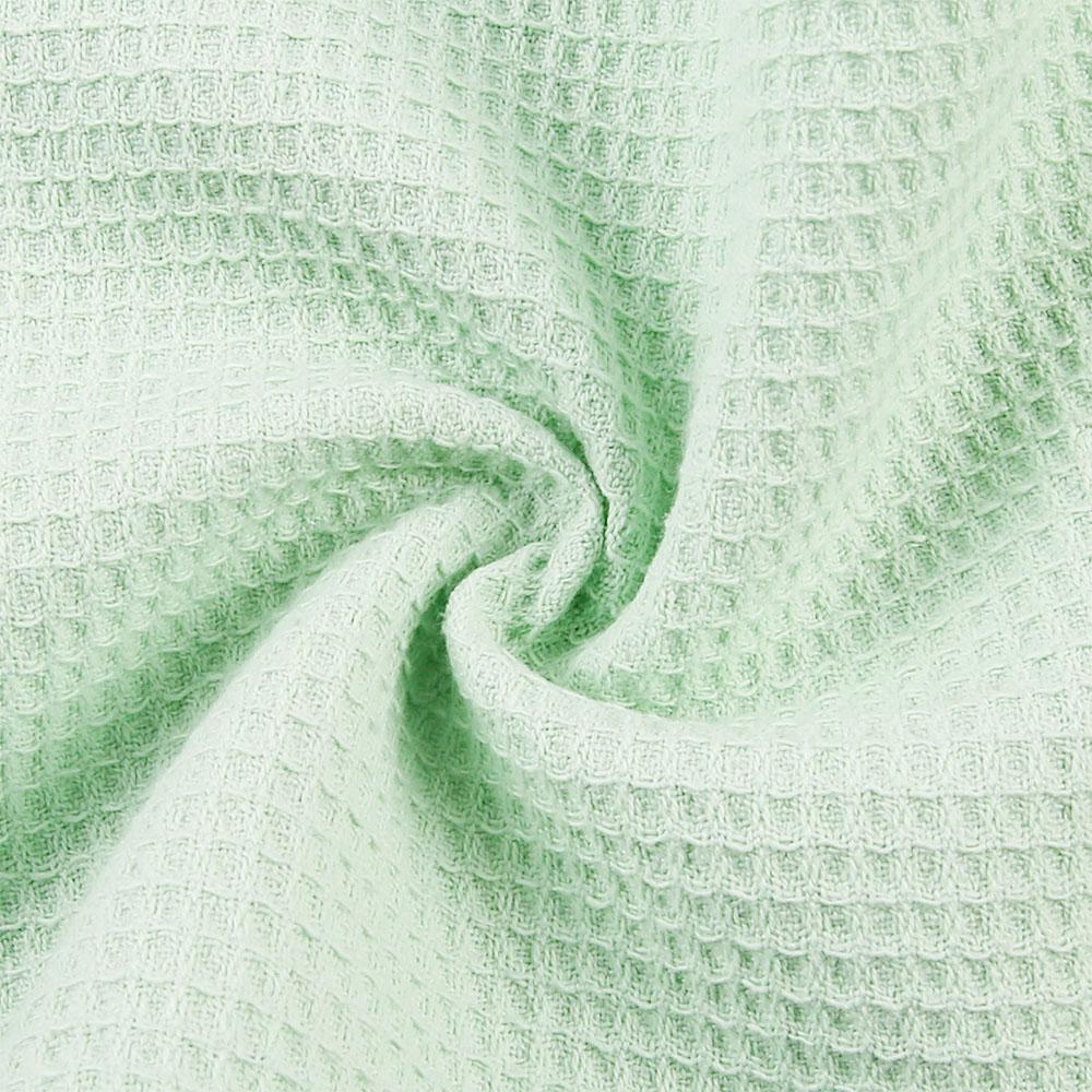 Soft Waffle Weave Polyester Fabric Pure Color By The Half Yard DIY Quilting Clothes Sewing For Sleepwear Bathrobes Skin Friendly