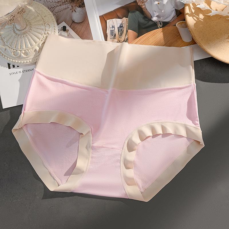 Modal High-Waisted Women's Panties - Pure Cotton, Breathable, Antibacterial, Seamless, Butt-Lifting, Soft, Comfortable, Plus Size.