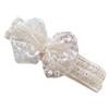 2025 Spring Summer New Korean Baby Lace Bow Headband, Princess Style Sweet Hair Accessory, Soft Skin-Friendly, Versatile