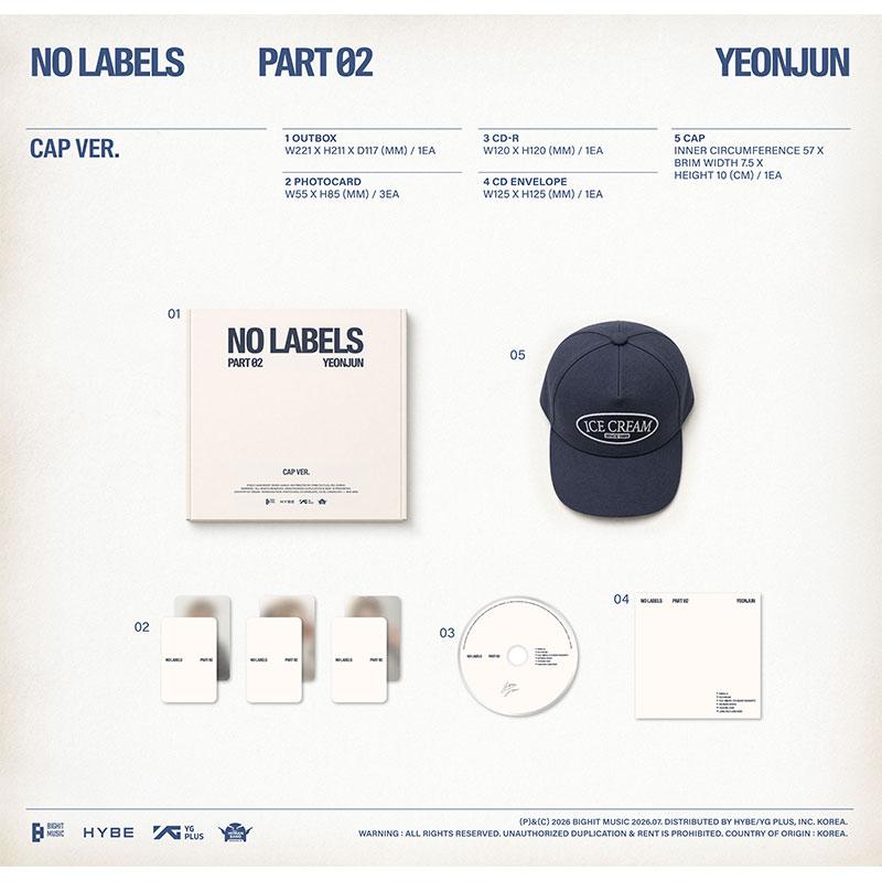 [Pre-order] YEONJUN (TXT) - NO LABELS : PART 02 (CAP Ver)