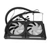 ARGB Liquid CPU Cooler Fit for AM4 AM5 Socket Close   AIO CPU Liquid Cooler 240mm   2.2 Inch LCD Screen