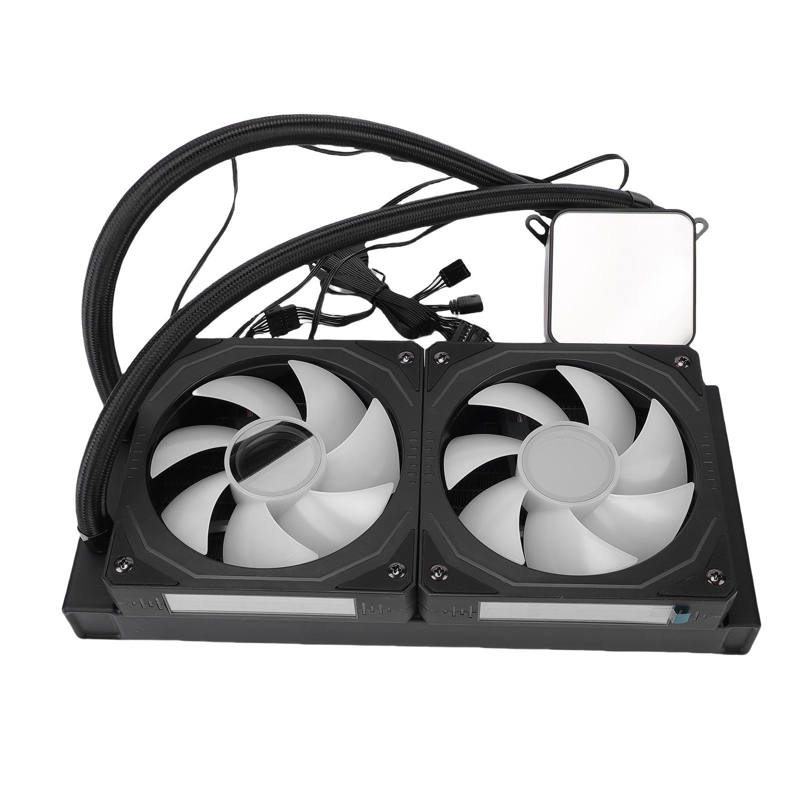 

ARGB Liquid CPU Cooler Fit for AM4 AM5 Socket Close AIO CPU Liquid Cooler 240mm 2.2 Inch LCD Screen