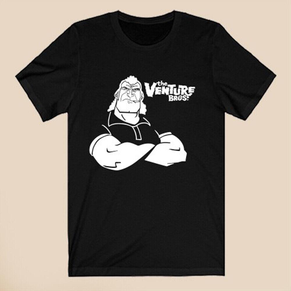 Venture Bros Brock Samson Men's Black T-Shirt Size S-5XL Unisex T-Shirt