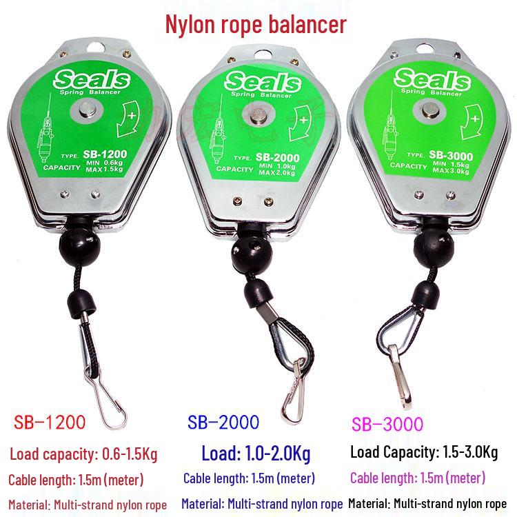 Seal Balancer Load Cell Lifting Eye $SEALS SB Series: SB-1200, SB-2000, SB-3000, SB-5000 SB-1200 Nylon Rope 0.6-1.5 Kg