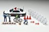 Geocolle 64 Car Snap 16a Police partially mini car set 321590 1/64# ABS/PVC dolls/accessories (painted, assembled) + die-cast