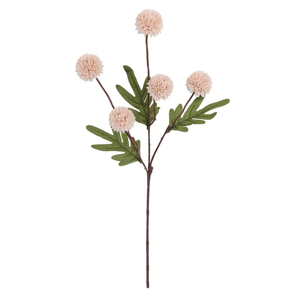 4pcs Plastic Artificial Small Thorn Ball Flowers Real Touch Fake Flowers  Lifelike