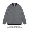 Vintage American Style Mock Two-Piece Knit Cardigan Loose Couple Sweater Fall