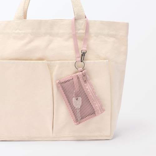 MUJI Polyester Card Case - Pink Approx. 8 x 12 cm 84769535