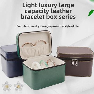 Boîte de Rangement à Bijoux Multi-Bracelets avec Présentoir pour Bagues, Colliers et Bracelets