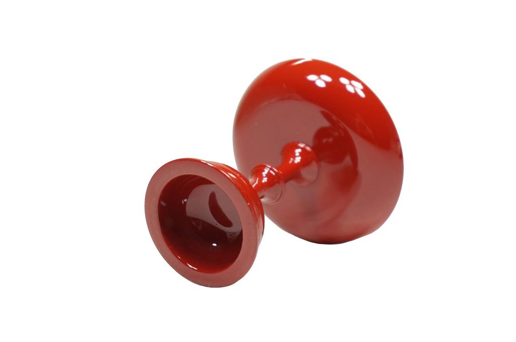 Chukyo-style Takatsuki, 1 pair, 3.0 inches, vermilion, 5605300800012