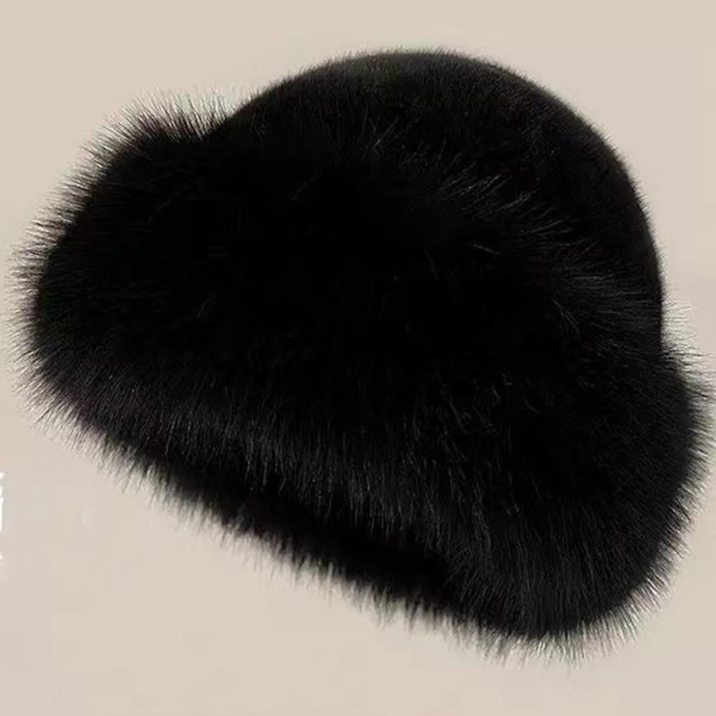 Women's Thick Plush Hat Keeps Warm And Versatile Mongolian Hat