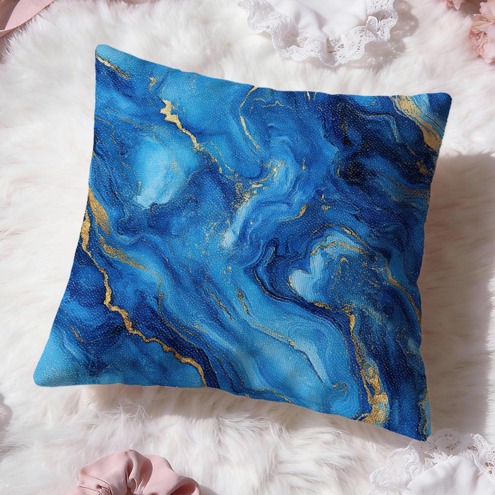Landscape Cushion Cover Premium Comfort Reversible Pillow Cove Two in One Design for Any Room Car Interior 30X30cm