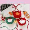 Handmade Christmas Santa Themed Children's Cotton Bag Ideal Gift For Kids