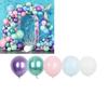 Ocean Maca Blue-Green Mermaid Tail Aluminum Film Latex Balloon Chain Set Beautiful Proposal Anniversary Arrangement