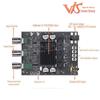 200W Dual Channel Bluetooth 5.0 Audio Amplifier with High/Low Bass Adjustment and Subwoofer Compatibility