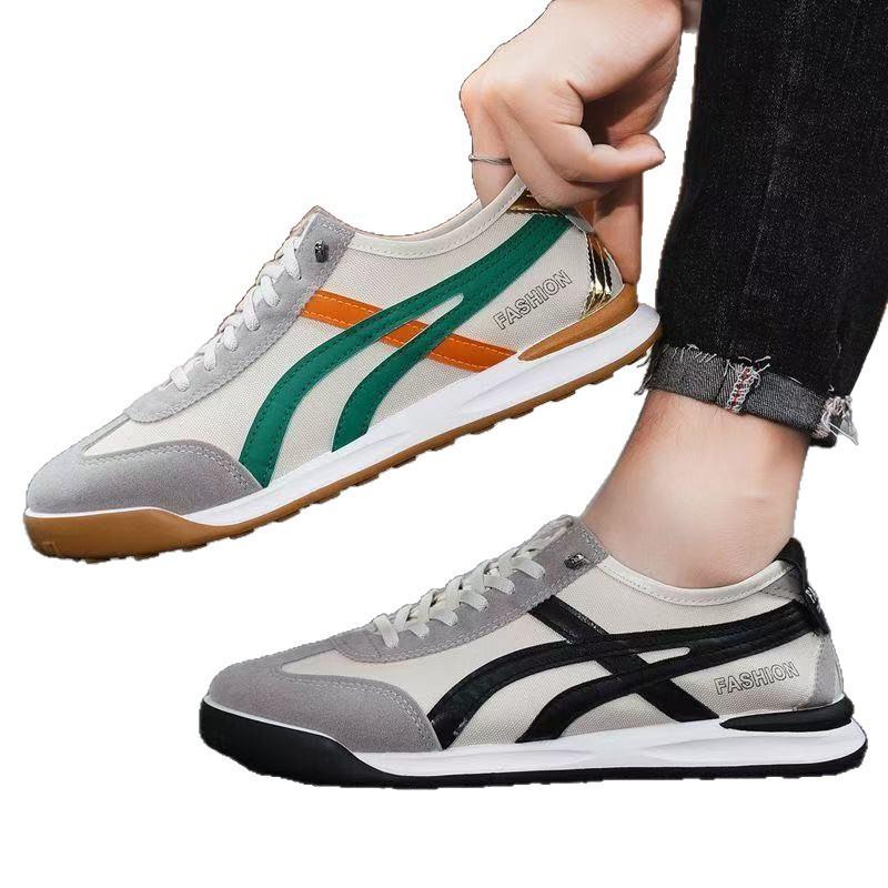 Para płóciennych butów lato nowe miękkie podeszwy lekkie buty Forrest Gump męskie lekkie i cienkie wsuwane leniwe buty sportowe i rekreacyjne