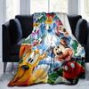 1 stuks, Mickey en Vrienden (2) Woondecoratie Flanellen Deken Perfect Cadeau voor Slaapkamer, Woonkamer, Reizen, Kamperen, Auto