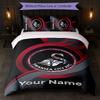 Swansea City FC Individueller Name Text Bettwäsche-Set 1 Bettbezug+2 Kissenbezüge Fußball Logo Personalisierte Geschenkidee für Besondere Anlässe Schlafzimmer Dekoration