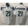 NFL Seattle Seahawks Vintage Style Football Jersey Short Sleeve Embroidered Team Apparel Men