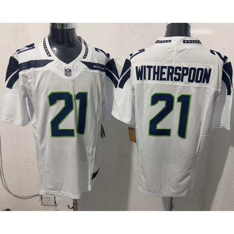 NFL Seattle Seahawks Vintage Style Football Jersey Short Sleeve Embroidered Team Apparel Men