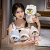 Japanese Style Transforming Penguin Plush Toy Pillow - Soothing Cloth Doll for Children or Girls' Gift, Mini Size