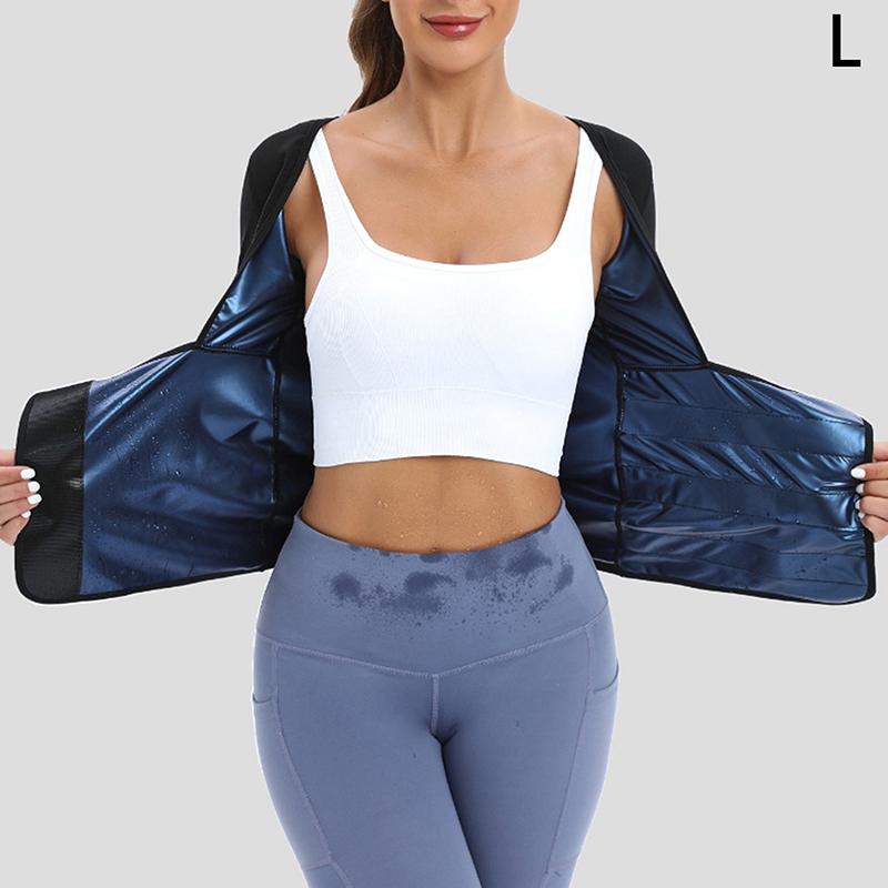 Sauna Suit For Women Sweat Body Shaper Hot Waist Trainer Short Sleeve Shirt Workout Top|Shaping Sweating Short Sleeve Bodysuit