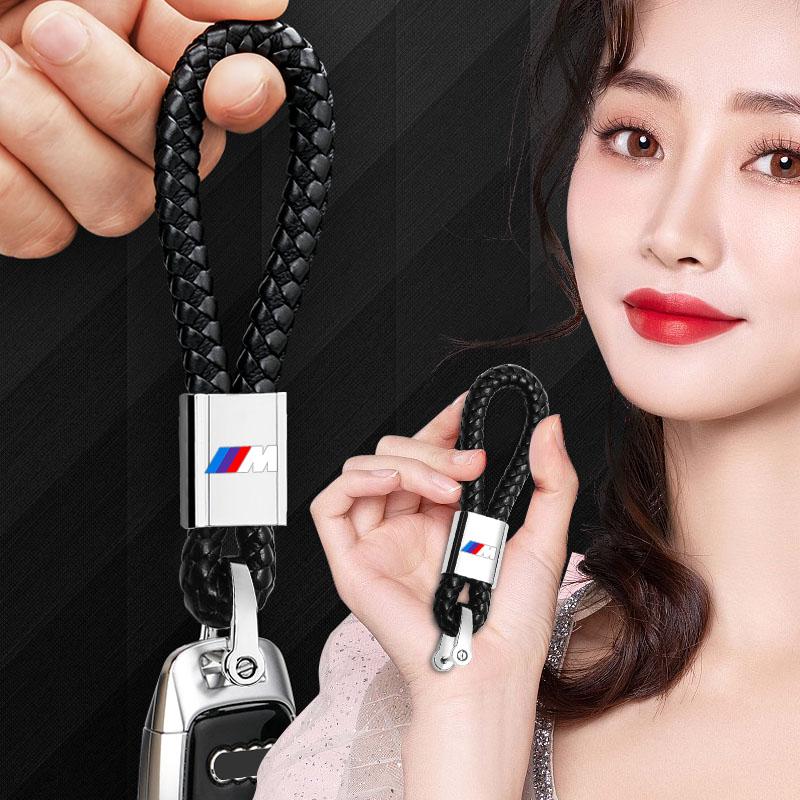 Car Key Chain Key Ring Key Lanyard Car Emblem Auto Accessories For BMW M E34 E36 E60 E90 E46 E39 E70 F10 F20 F30 X5 X6 X1 M3 M5 M6 E71 F01 F02 F87