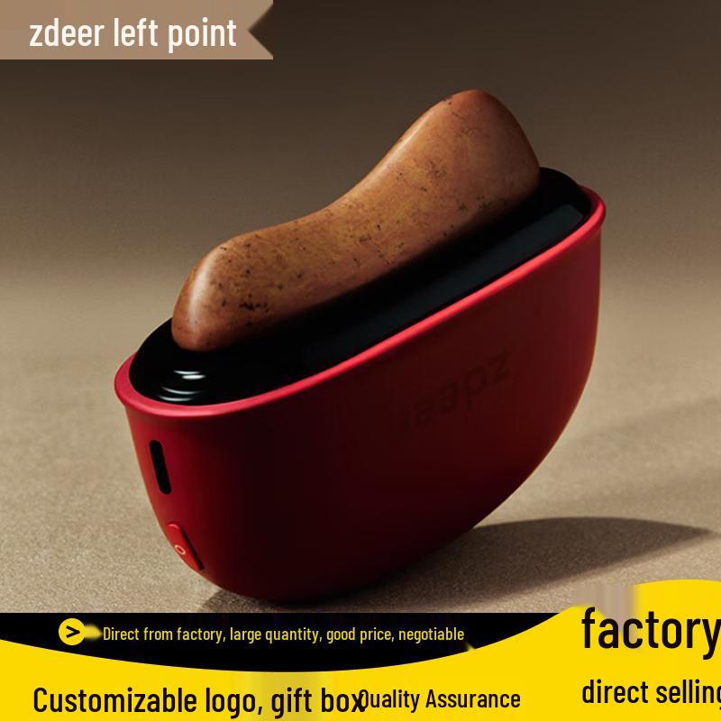 

Zodian Smart Bian Stone Facial Massager with Red Light & Heat CN plug (adapter included)