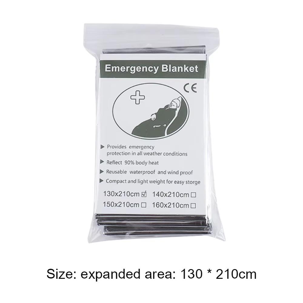Waterproof Emergency Survival Blanket Mylar Foil Outdoor Emergency Blanket Hiking