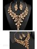 European & American Vintage Crystal Necklace Set: Women's Luxury Evening Dress Clavicle Chain