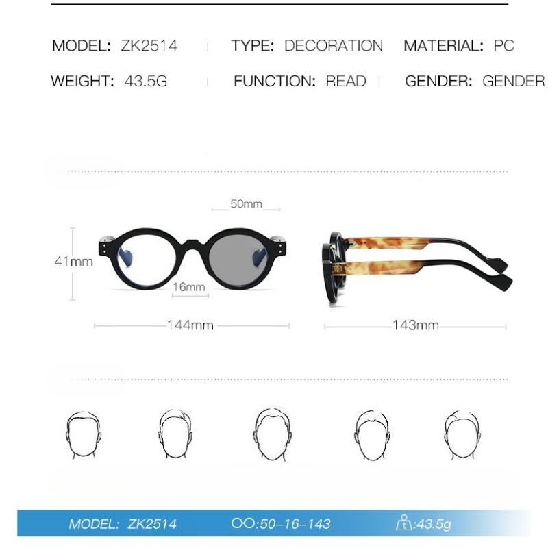 New Photochromic Anti-Blue Light Presbyopia Glasses Unisex Stylish Polygonal Frame High-Definition Reading Eyewear 0 To +4.0