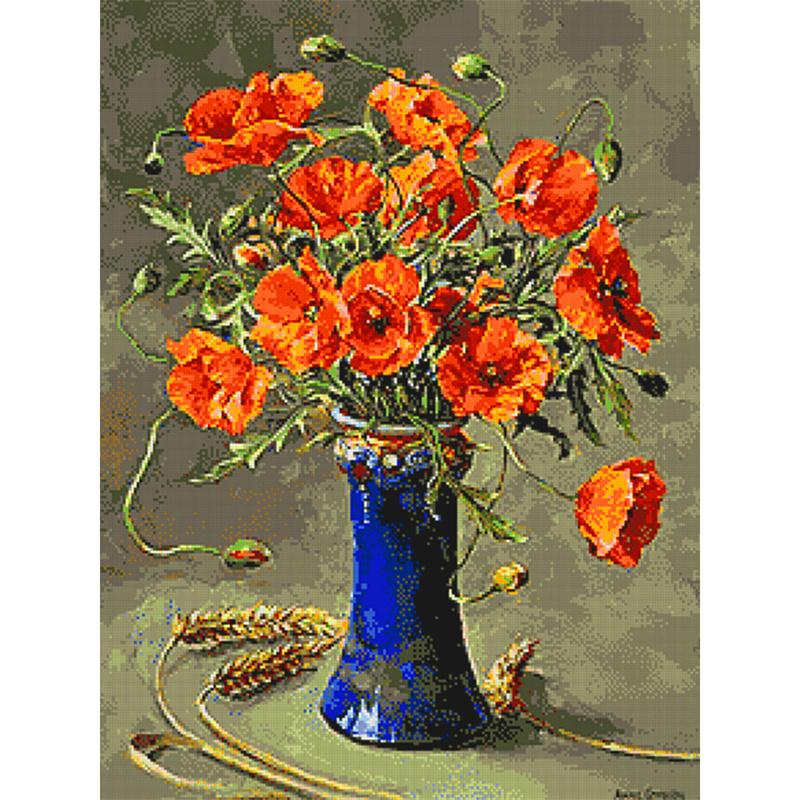 5D DIY Diamond Painting Beautiful Flower Mosaic Diamond Embroidery Painting Full Round Rhinestone Home Decor Gift