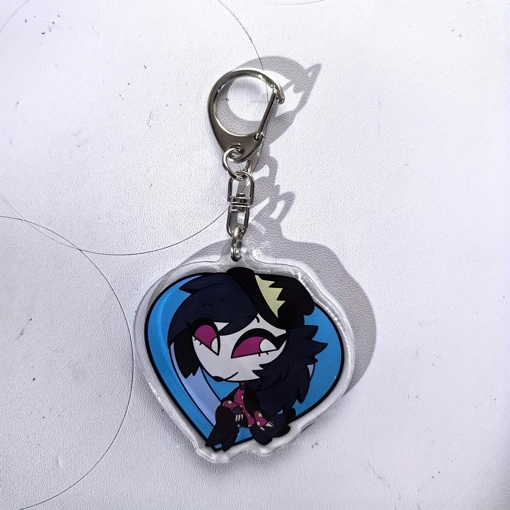 Hazbin Hotel, Akryl Nøkkelring, Charlie Chenxing, Vicky, Alastor, Adam, Akryl Anheng.