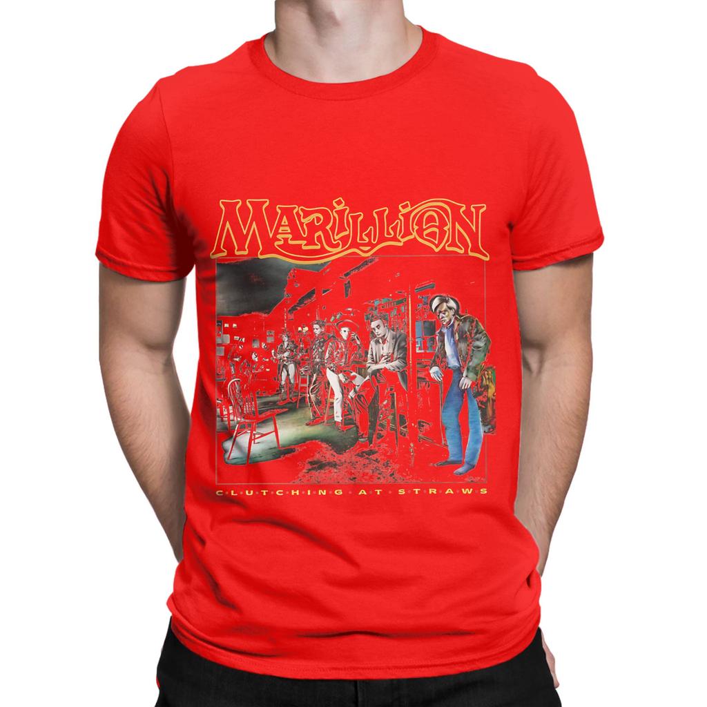 Brithis rock MARILLION Grafica 100% Cotone T-Shirt Marillion Top Magliette Per Unisex