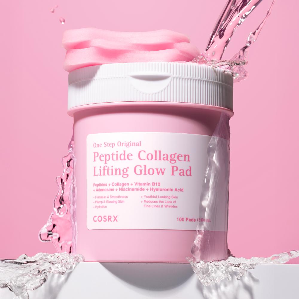 COSRX One Step Peptide Collagen Lifting Glow Pad (100ea)