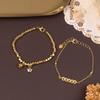 Korean Delicate Metal Bracelet Vintage Simple Link Chain Bracelets For Women Gift Daily Jewelry Accessories