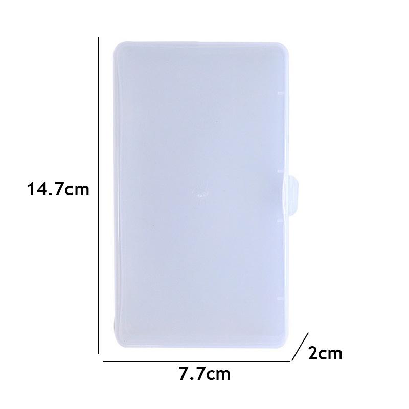 

Storage Organizer Box Pencil Case Large Capacity Plastic Pencil Box Pencil Case School Supplies Student Clear Office Supplies