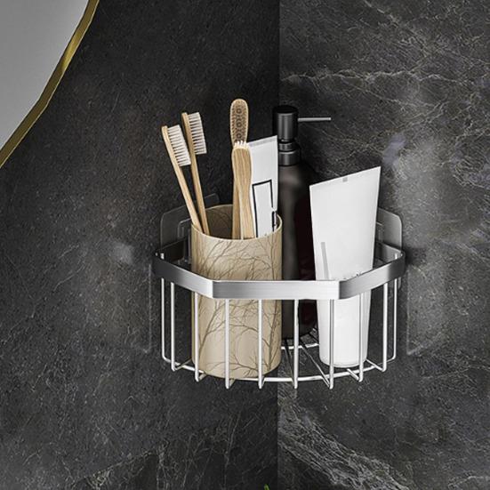 Kitchen Sink Caddy Corner Sponge Holder Stainless Steel Sink Organizer