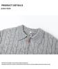 Men's Versatile Trendy 2025 Half-Zip Loose Knit Pullover Sweater