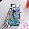 Blue Marlin Painting Phone Case For iPhone 17 Air 14 13 12 16Pro Max 15  Plus Max Cover Shell coque
