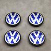 Für VW Volkswagen Jetta MK5 Golf 4 Stück 65mm Blau VW Auto Radnabenkappen Für Volkswagen VW R GTI Golf 6 Passat CC Magotan Touran