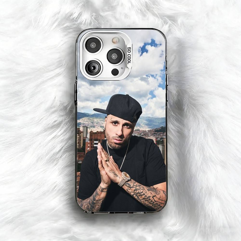 N-Nicky J-Jam Foto Phone Case For iPhone 16 17 15 14 12 13 Pro Max Black Color Shockproof Cover