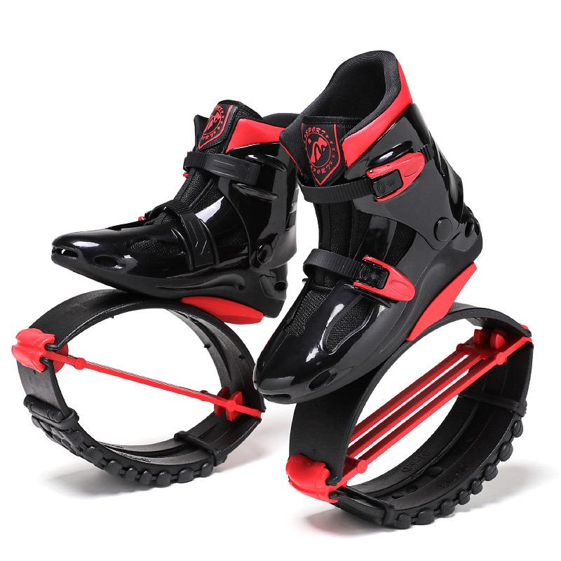 Kids' and Adults' Indoor Bouncing Shoes - Elastic Spring Boots for Fitness and Fun