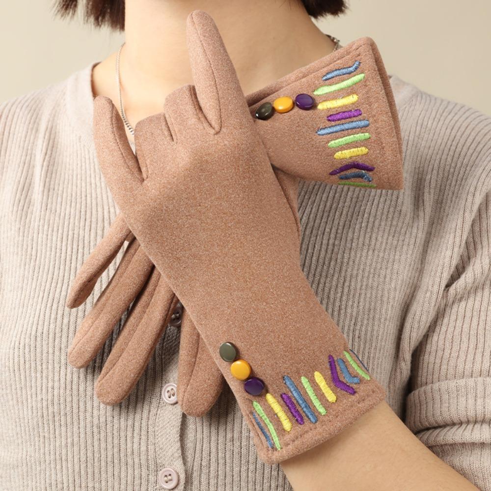 Velvet Touch Screen Gloves Non-slip Warm Gloves NEW Winter Thickened Gloves Winter